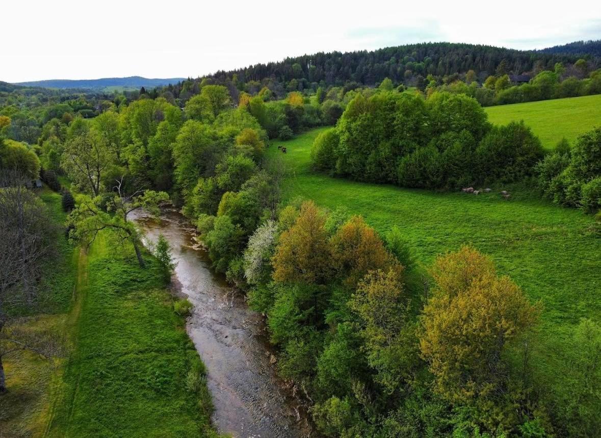 ホテル Latarnia Wagabundy Bieszczady Wola Michowa エクステリア 写真